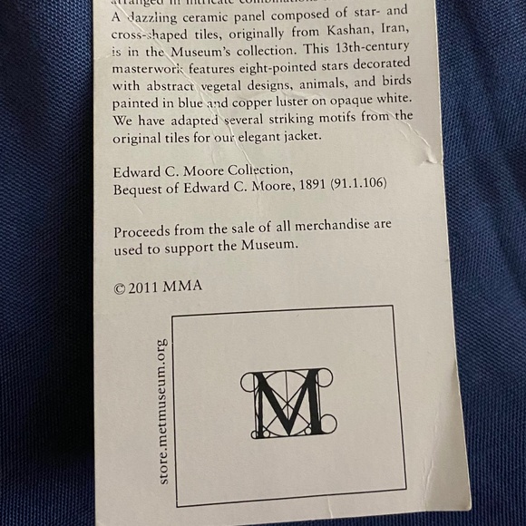 THE MET Persian Star Tapestry Jacket ~ metropolitan museum of art M - Picture 4 of 9